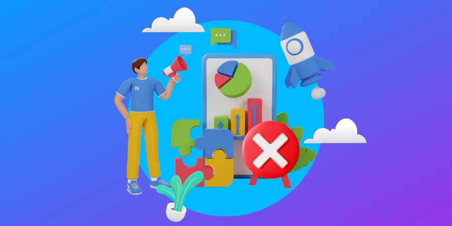 ۱۰ اشتباه رایج در بازاریابی دیجیتال که باید از آنها اجتناب کنید